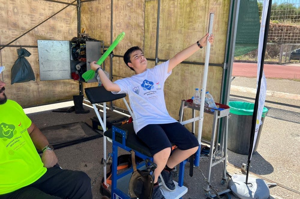 Φοβερή εμπειρία για τα παιδιά η επίδειξη Παραολυμπιακών Αθλημάτων (pics) runbeat.gr